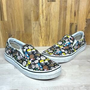 Vans Peanuts, Charlie Brown Classic Slip On Sneaker 8